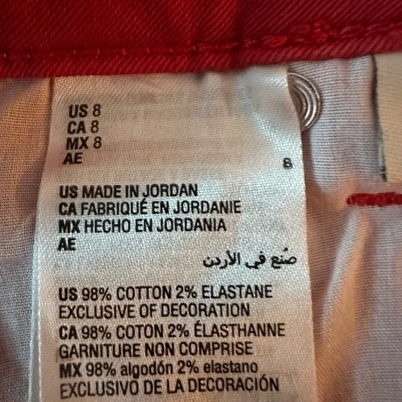 Style & Co. Curvy Skinny Leg Pants in Vibrant Red - Picture 6 of 6